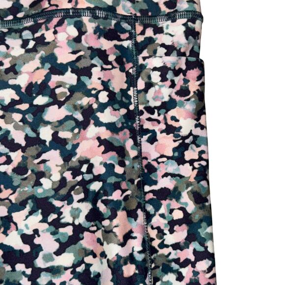 Athleta Salutation Stash Pocket II Printed 7/8 Tight Womens Size L Sequoia Multi - Picture 2 of 6